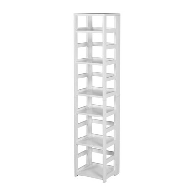 67" Cakewalk High Square Folding Bookcase White - Regency