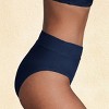 Women's Blue Chic High-Waisted Bikini Bottoms - Cupshe - 2 of 4