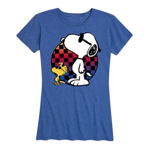 Women's - Peanuts - 70s Snoopys Short Sleeve Graphic T-Shirt - 1 of 4