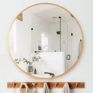 Kinger Home Sage 20" Round Modern Wall Mirror - 1 of 4