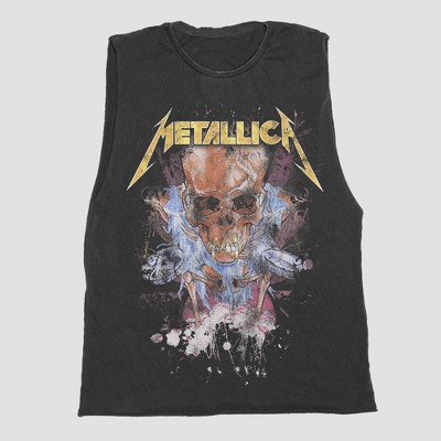 Men's Metallica Graphic Tank Top - Black