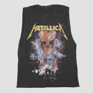 Men's Metallica Graphic Tank Top - Black - 1 of 4