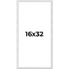 PosterPalooza | Panoramic Textured White Picture Frame - UV Acrylic, Foam Board Backing, Hanging Hardware - 2 of 4