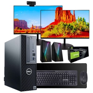 Refurbished Dell Precision 3431 Desktop Computer-Intel i5-NVIDIAQuadro P620-32GB RAM-500GB+2TB SSD-Speaker-WebCam-Win 11 Pro-Manufacturer Refurbished - 1 of 4