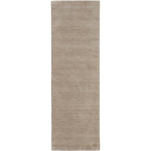 Tan Wool Hand Woven Area Rug - 1 of 3
