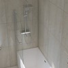 Lirago 31x55" Frameless Bathtub Shower Door 180 Degree Pivoting Tempered Glass Panel with 304 Stainless Steel Handle Easy Installation - 4 of 4