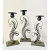 Essential Decor & Beyond 3pc Metal Candle Holder - 2 of 4