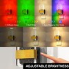 DORESshop 1-Watt Plug-in Acrylic  Integrated LED Night Light with Dusk-to-Dawn Sensor, RGB & 2700K, Up & Down Glow, 2-Pack - 4 of 4