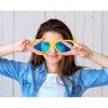 Blue Panda 12 Pack Bulk Jumbo Giant Neon Novelty Party Favor Costume Sunglasses for Kids, 3 Colors - 2 of 4