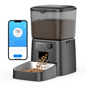 Oneisall PFD-001 PRO Automatic Dog and Cat Feeder, WiFi Cat Food Dispenser with App Control - 1 of 4