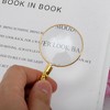 Unique Bargains Magnifying Handheld Magnifier with Decorative Handle 10X Magnification ABS Metal 4.5cm 1 Pc - 3 of 4