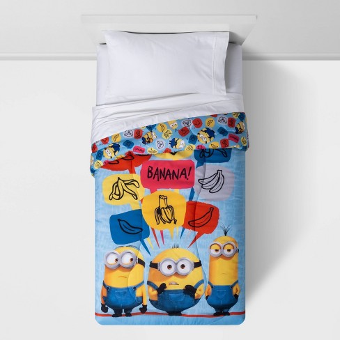 Twin Minions The Rise Of Gru Comforter, Minion Bed In A Bag Twin