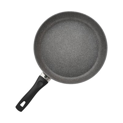 12-Inch Gray Aluminum Nonstick Fry Pan with Ceramic Coating