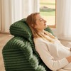 PAGED Swivel Accent Chair Oversize Glider Chair with Switchable Head Pillow and Waist Pillow, Comfy Chair for Bedroom - 3 of 4