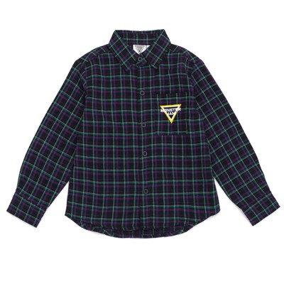 Monster Jam Grave Digger Truck Flannel Matching Family Button Down Dress Shirt Toddler