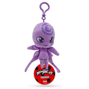 Miraculous Ladybug - Kwami Lifesize 5-inch Plush Clip-on Toy, Super Soft Collectible with Glitter Stitch Eyes and Color Matching Backpack Keychain - 1 of 4