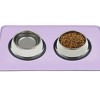 Kumasinova 22" x 14" Waterproof Pet Feeding Mat for Cat Dog Water Bowl with BPA Free Dogs Cats Food Mats Prevent Spill - 2 of 4