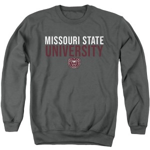 Missouri State University Official Stacked Adult Crewneck Sweatshirt - 1 of 4