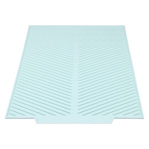 REGALWOVEN Easy Clean Kitchen Mat for Kitchen Counter, Heat Resistant Silicone Dish Drying Mat with Concave and Convex Design 1 Pc - 1 of 4