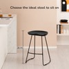 MH London Ember 26" Saddle Seat Solid Wood and Metal Counter Bar Stool - 4 of 4