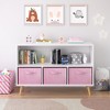 GlasFlength Decorative Bookshelf Creative and Unique Styling, Multifunctional Storage with Open Display Bookshelves, Multicolored,35.43”*11.02”*23.62" - 2 of 4
