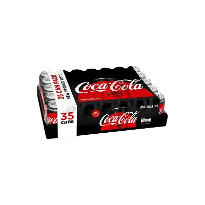 Coca-Cola Coke Zero Cans, 12 Fl Oz (Pack of 35)