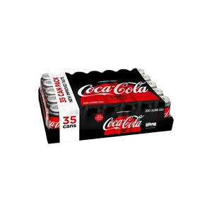 Coca-Cola Coke Zero Cans, 12 Fl Oz (Pack of 35) - 1 of 1