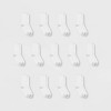 Hanes Women's Extended Size Cushioned 10pk Crew Socks - 8-12 - 2 of 3
