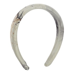 Unique Bargains Women's Elegant Ink Wide Sponge Hairband 6.30"x5.71" 1 Pc - 1 of 3