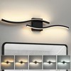 KAISITE 24in Dimmable LED Bathroom Vanity Light 5CCT Modern Wavy Bar Over Mirror Lighting - 2 of 4