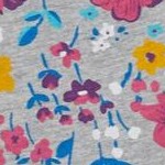 heather grey field floral