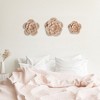 Americanflat Three Metal Flower Wall Decor Set - 3 X Multi-Size Roses As Outdoor Metal Wall Art Decroations - Metal Indoor Wall Art - 2 of 4