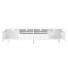CAVINAS Modern TV Stand with Light Strip for TVs Up to 80" Entertainment Center with Wood Legs and Storage - 4 of 4