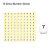 Unique Bargains Office Home Warehouse Self-Adhesive Sticker 15 Sheet - 2 of 4