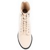 Journee Collection Womens Kassia Lace Up Stacked Heel Booties - 4 of 4
