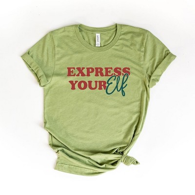 Simply Sage Market Women's Express Your Elf Short Sleeve Graphic Tee