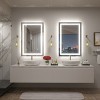 Apmir Super Bright 192 LEDs/m Front LED Lighted Anti-Fog Tempered Glass Bathroom/Vanity Mirror with ETL & 3-Year Warranty - 3 of 4