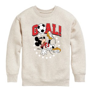 Boys' - Disney - Mickey & Friends Graphic Long Sleeve Fleece Sweatshirt - 1 of 4
