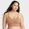 Women's Ribbed Seamless Longline Bralette - Auden™ - image 4 of 4