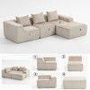 Whisen Modular Compression Sofa Multi Person Freely Combined - 4 of 4