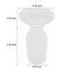 Unique Bargains Silicone Heel Support Cup Pads Orthotic Insole Plantar Care Heel Pads 8Pcs T Shape Clear - 4 of 4