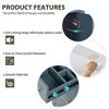 SpassWay 30"L Black Bathroom Vanity with Ceramic Sink and Soft Close Drawers - 4 of 4