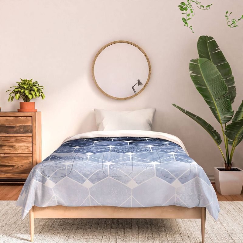 Elisabeth Fredriksson Hexagons & Diamonds 100% Cotton Comforter Set - Deny Designs, 4 of 6