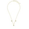 SHINE by Sterling Forever Sterling Silver Half Halo Opal Pendant Necklace - 2 of 2