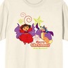 Dora The Explorer Dora & Swiper Merry Christmas Feliz Navidad Adult Natural Crew Neck Short Sleeve T-shirt - 2 of 4