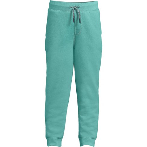 Lands' End Kids High Pile Fleece Lined Jogger Sweatpants - Large