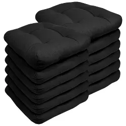 Patio Cushions Outdoor Chair Pads Thick Fiber Fill Tufted 19" x 19" Seat Cover