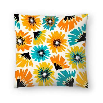 Americanflat Botanical Bright Beach Floral Throw Pillow By Modern Tropical