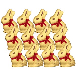 Lindt Chocolate Gold Milk Chocolate Easter Bunny - 12 ct, 7 oz each - 1 of 4