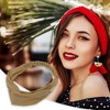 Unique Bargains Women's Button Stripe Elastic Headwrap 1 Pc - 2 of 4